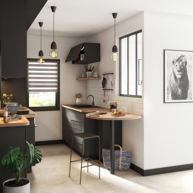 Front kuchenny F60/103 Soho czarny Delinia iD