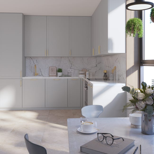 Front szuflady FD40/26 Newport jasny szary Delinia iD