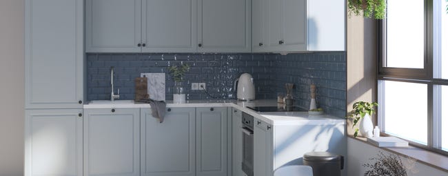 Front szuflady FD80/26 Oxford błękitny Delinia iD