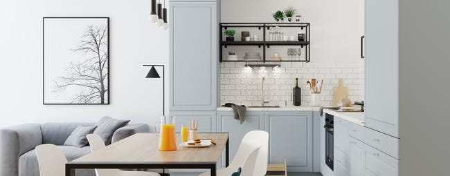 Front szuflady FD80/26 Oxford błękitny Delinia iD