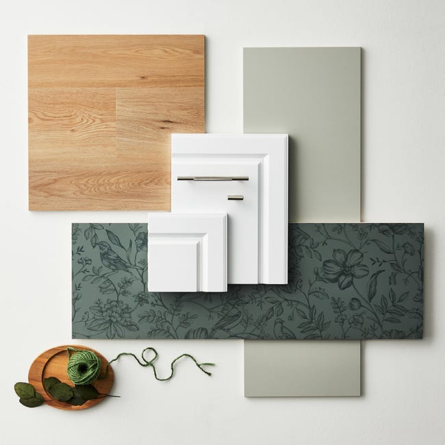 Front szuflady/okapowy FDL60/26 Oxford biały Delinia iD