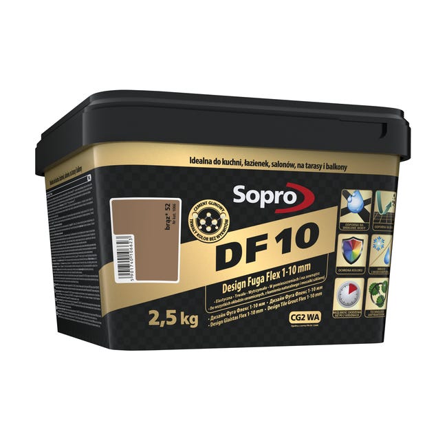 Fuga DF10 brązowy 2.5 kg Sopro