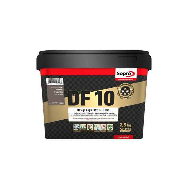 Fuga DF10 ciemnoszary 70 2,5 kg Sopro