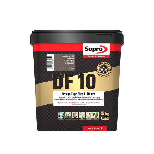 Fuga DF10 ciemnoszary 70 5 kg Sopro