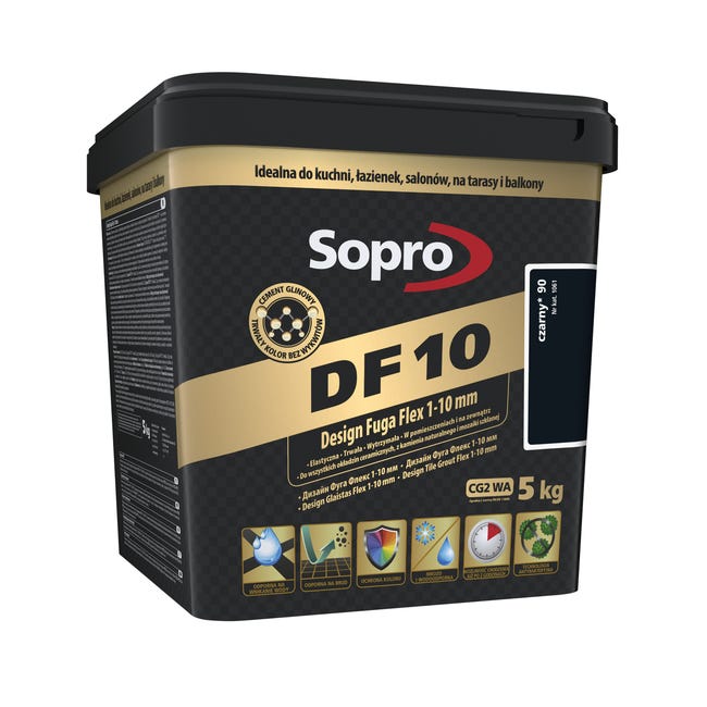 Fuga DF10 czarny 5 kg Sopro