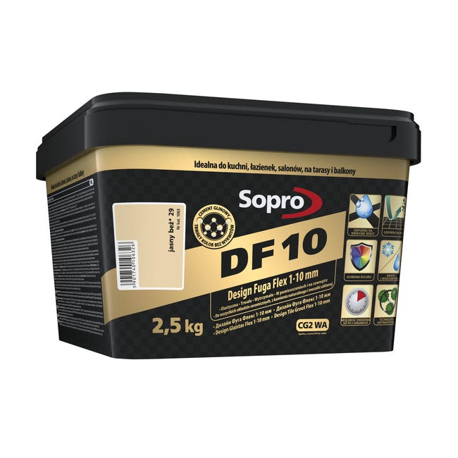 Fuga DF10 jasny beżowy 2.5 kg Sopro
