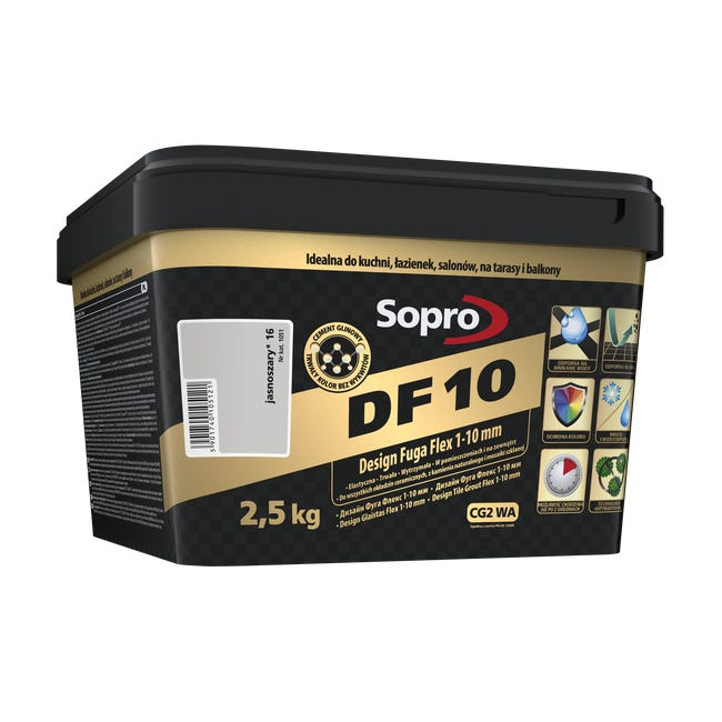 Fuga DF10 jasny szary 2.5 kg Sopro
