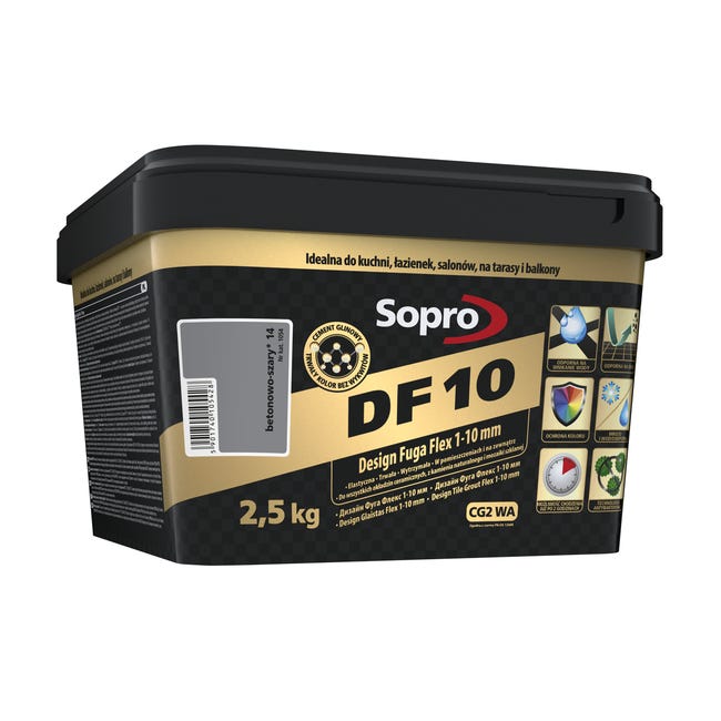 Fuga DF10 szary 2.5 kg Sopro