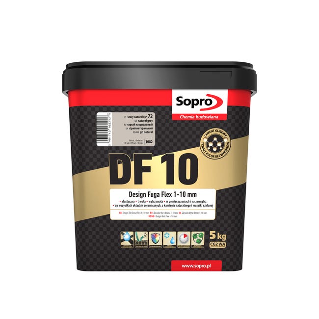 Fuga DF10 szary naturalny 72 5 kg Sopro