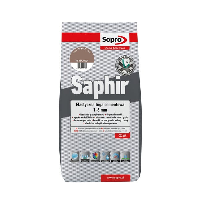 Fuga elastyczna Saphir Brąz 52 3 kg Sopro