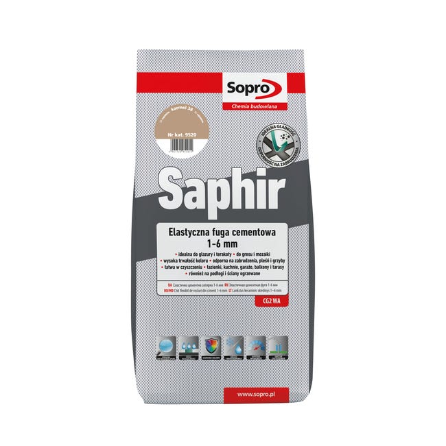 Fuga elastyczna Saphir Karmel 38 3 kg Sopro