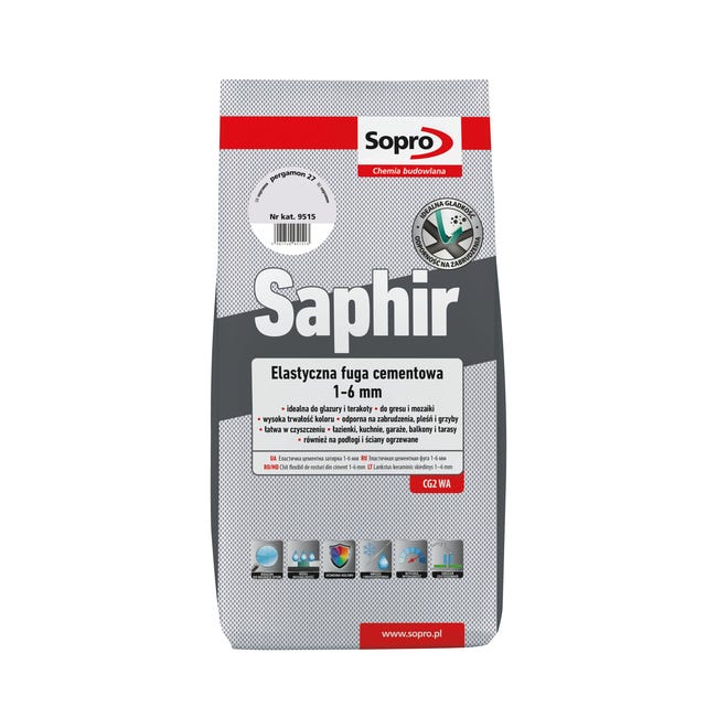 Fuga elastyczna Saphir Pergamon 27 3 kg Sopro