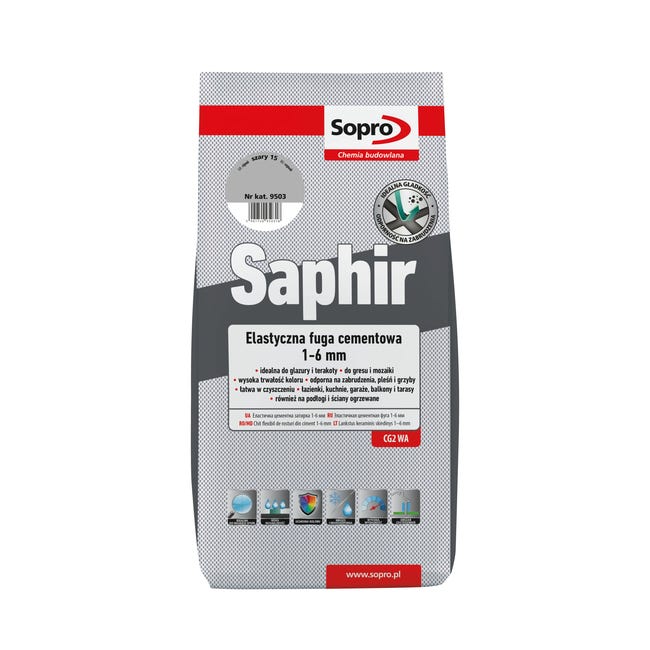 Fuga elastyczna Saphir Szary 15 3 kg Sopro