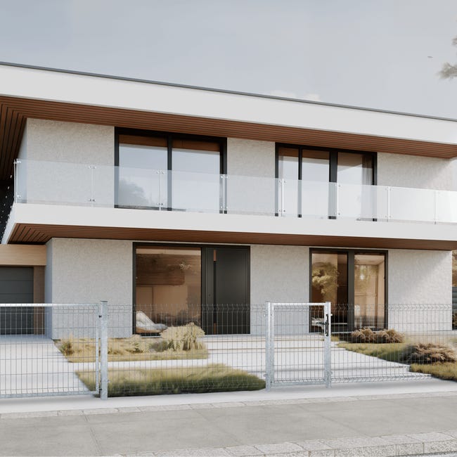 Furtka Modus 100x120 cm lewa srebrna Naterial