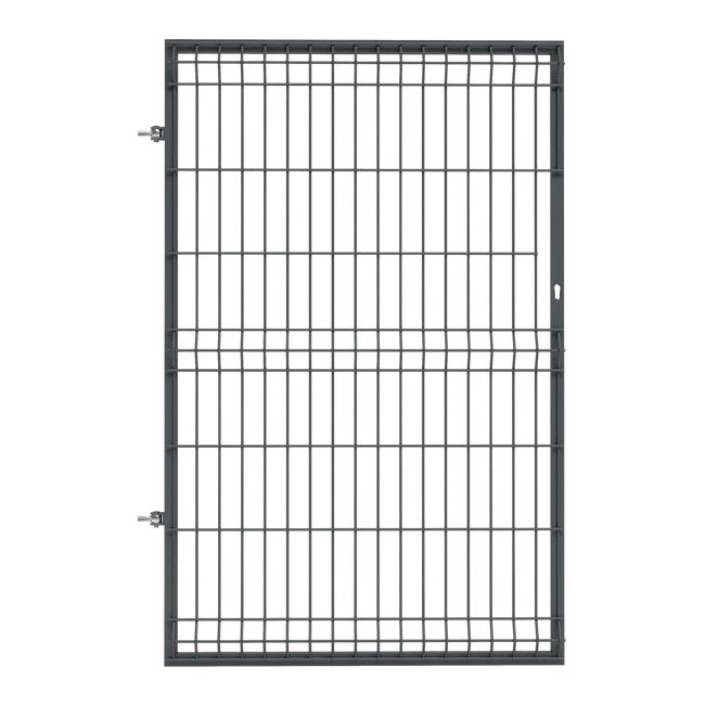 Furtka lewa Stark 1x1,5 m elektozaczep antracyt Polbram