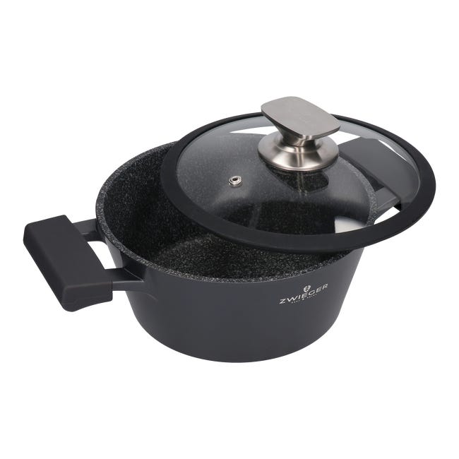 Garnek Black Stone z pokrywką 2 l Zwieger