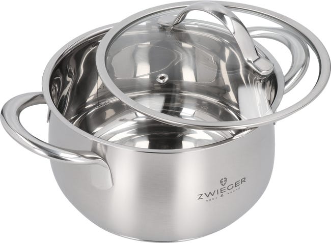 Garnek Practi Plus z pokrywką 18 cm Zwieger