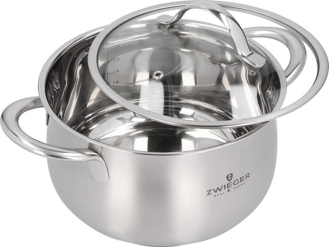 Garnek Practi Plus z pokrywką 20 cm Zwieger