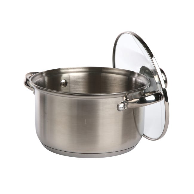 Garnek ze stali nierdzewnej Fabio z pokrywką szklaną 2.6 l Altom Design