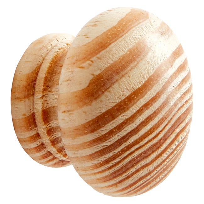 Gałka meblowa drewniana sosna 40 mm Inspire