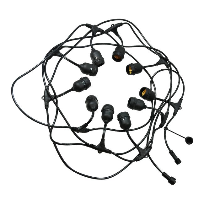 Girlanda ogrodowa Party 6.12 m 10 x E27 IP44 Polux