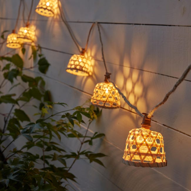 Girlanda solarna Riberia 10 x LED 8 m IP44 Inspire