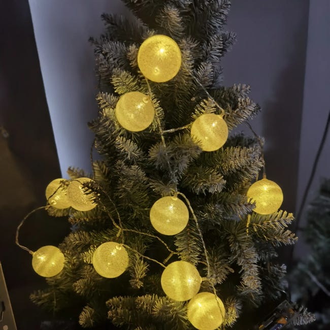 Girlanda wewnętrzna 1.5 m 12 szt. biało DPM