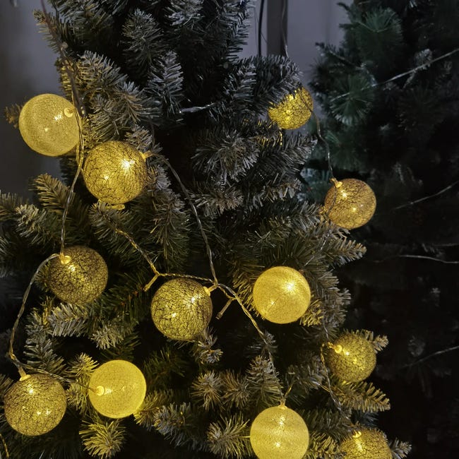 Girlanda wewnętrzna 1.5 m 12 szt. biało-szara DPM