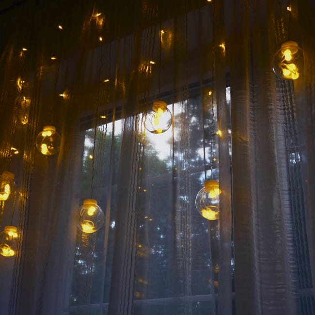 Girlanda wewnętrzna kurtyna Wish Balls 3 m Goldlux
