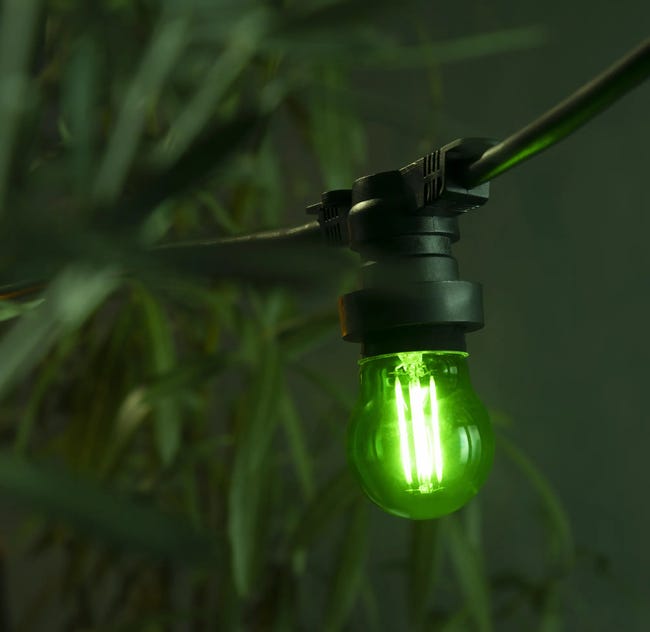 Girlanda świetlna Segoya czarna IP44 5 m 10 x E27 Inspire