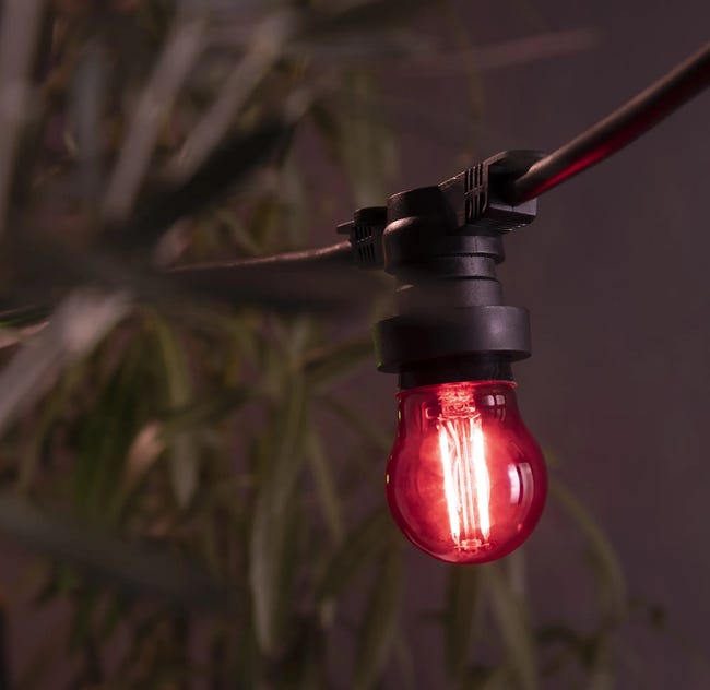 Girlanda świetlna Segoya czarna IP44 5 m 10 x E27 Inspire