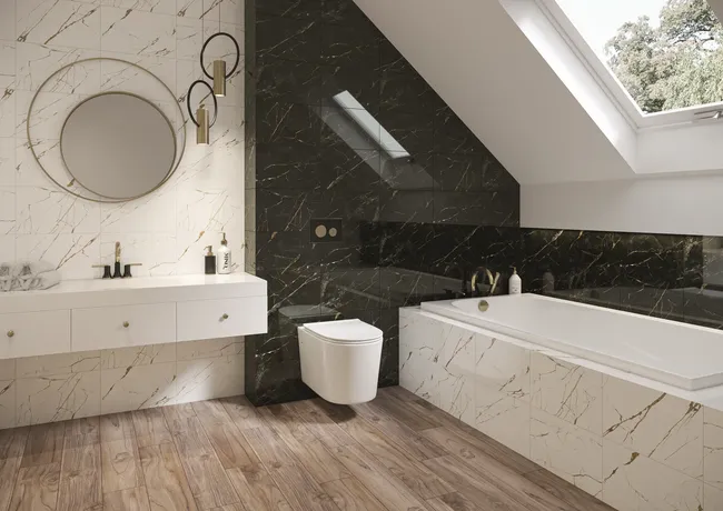 Glazura Alphaville Nero 25x40 Ceramika Paradyż