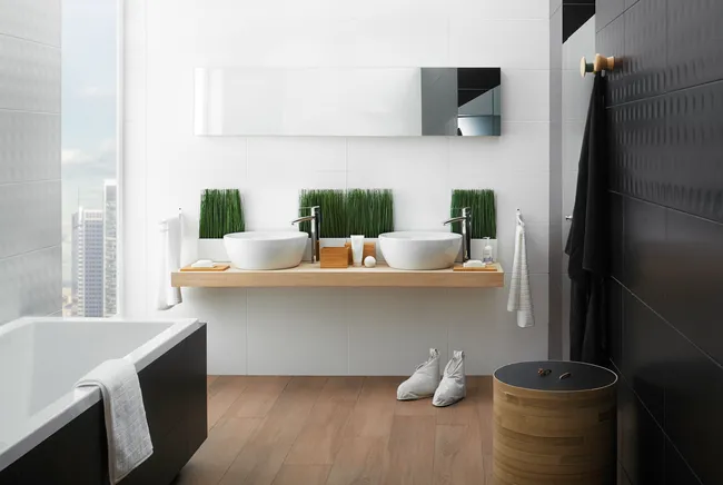 Glazura Avola Nero Triangle połysk 30x60 Ceamika Paradyż