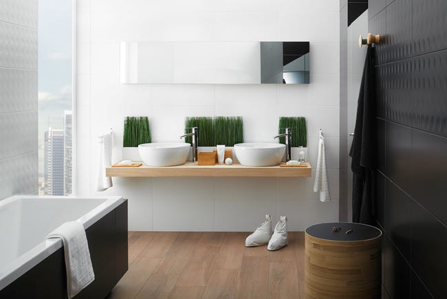 Glazura Avola Nero Wave połysk 30 x 60 Ceamika Paradyż