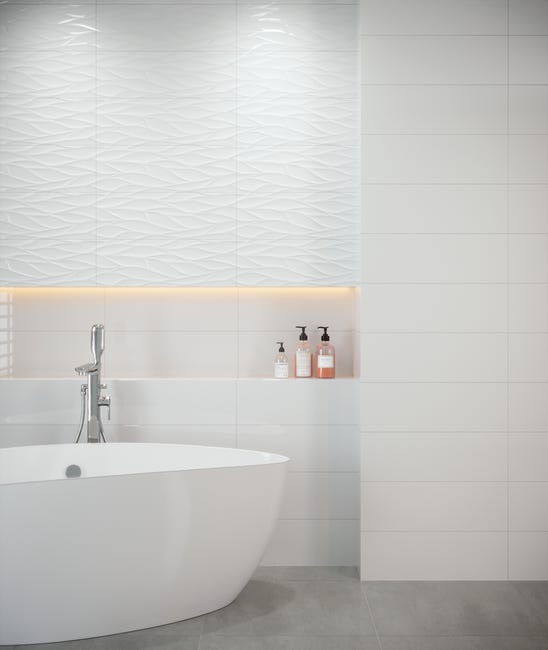 Glazura Bianca 20x60 Błysk STR. Cersanit