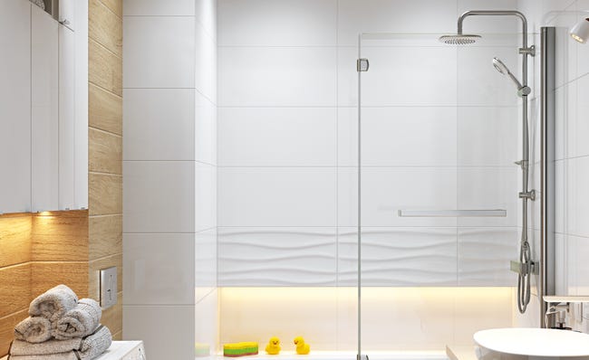 Glazura Blanka White Origa Błysk Struktura 29.7x60 Cersanit