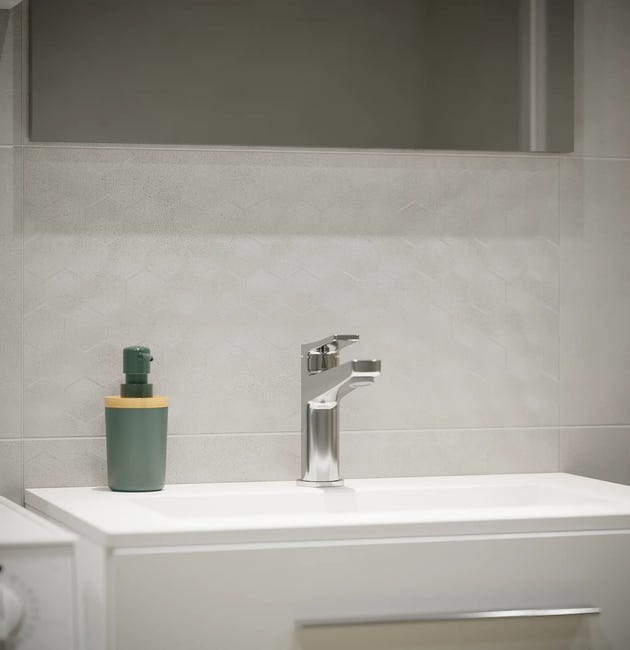 Glazura Calzetto L.Grey STR 29.7x60 Cersanit