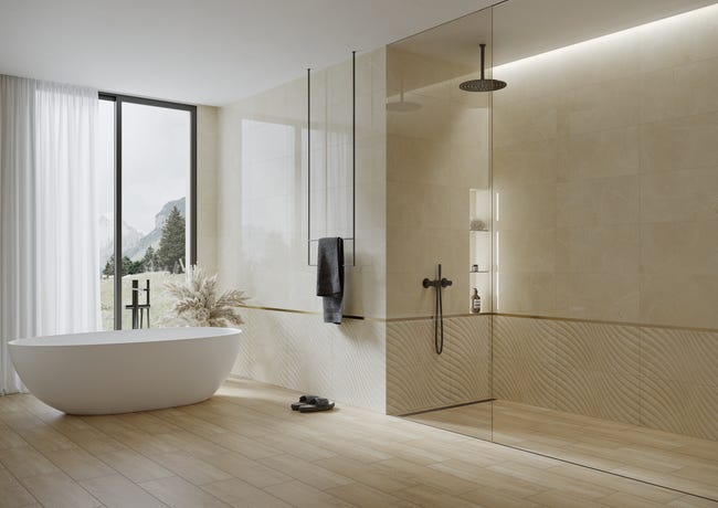 Glazura Carina Beige Struktura 30x60 Ceramika Paradyż