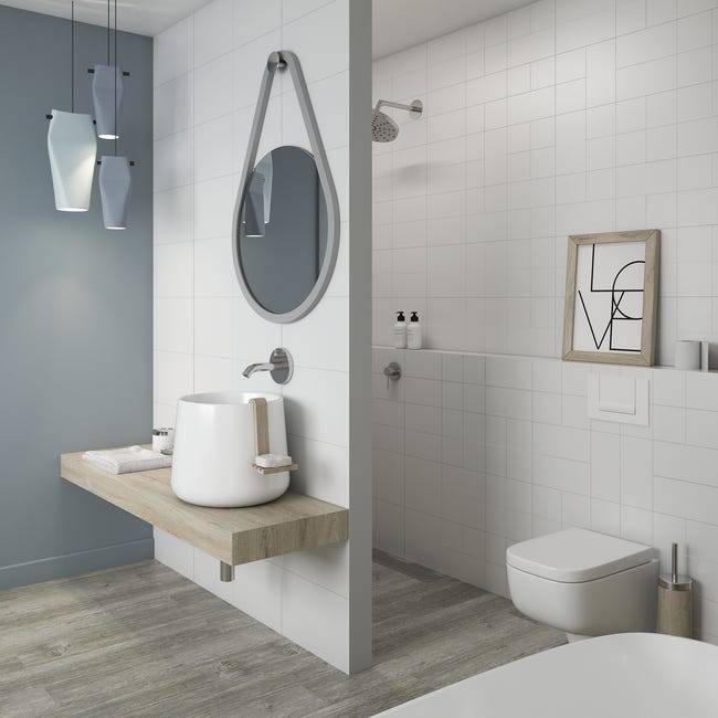 Glazura Gamma Bianco Mat 9.8x9.8 Ceramika Paradyż