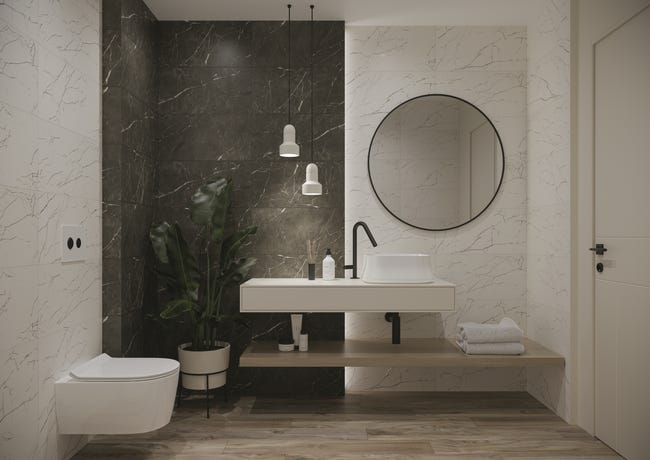 Glazura LIBRE Bianco Rektyfikowana 29.8 X 59.8 Ceramika Paradyż