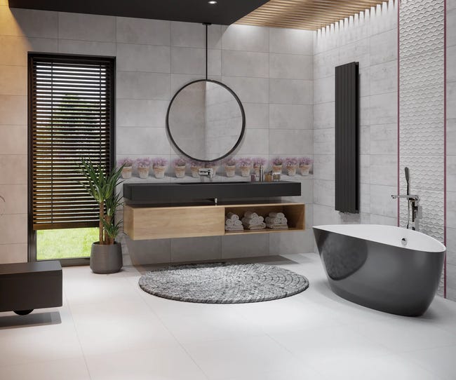 Glazura Max Odeon Soft Grey Struktura 30x60 Ceramika Color