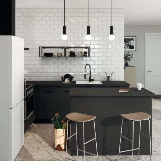 Glazura Metro White 10x20 Artens