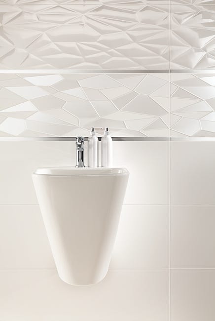 Glazura Origami White 32.8x89.8 Arte