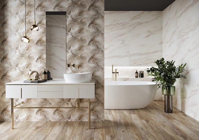 Glazura Palermo Bianca 29.8x89.8 Ceramika Paradyż