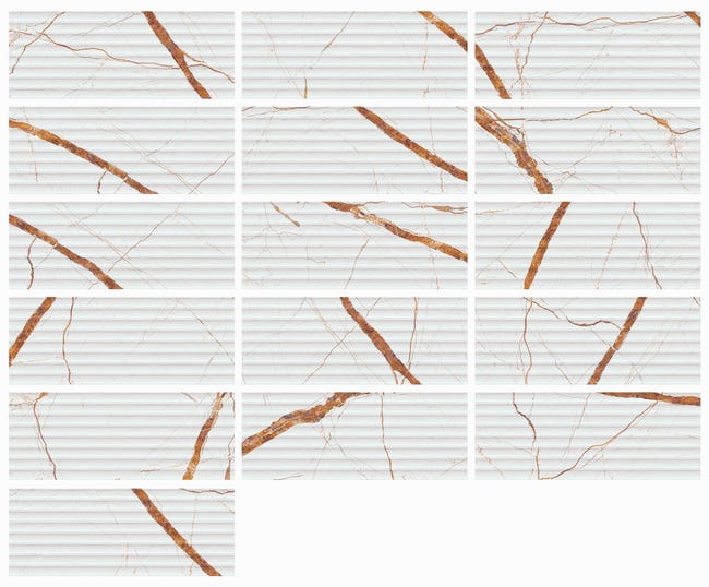 Glazura Pless Struktura 35x90
