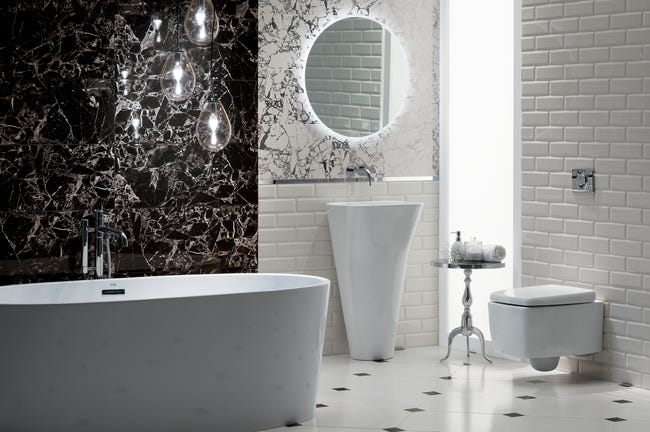 Glazura Senza Vein Black 29.7x74.8 Arte