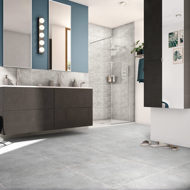 Glazura Silk Grey Struktura 29.7x60 Artens