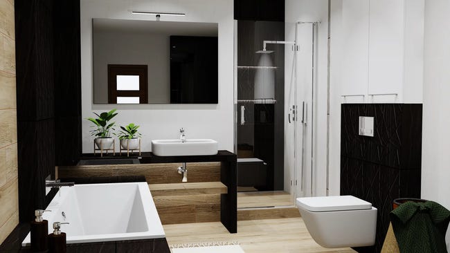 Glazura Titanium Bianco 25x75 Ceramika Paradyż