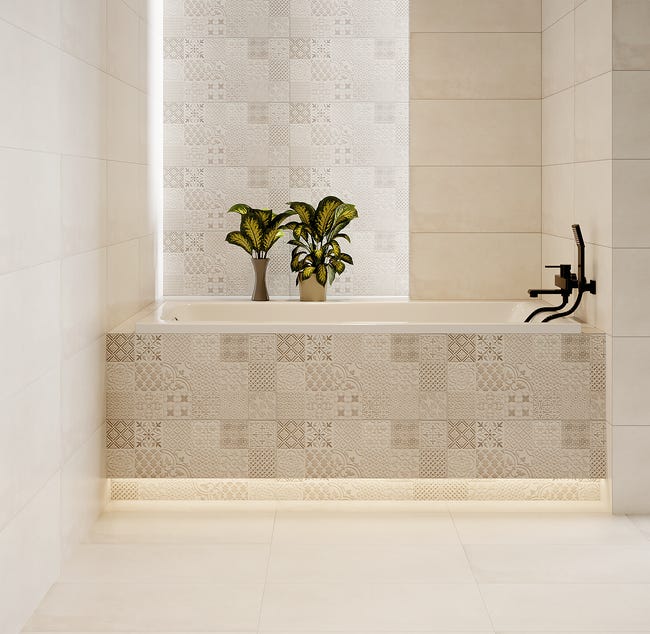 Glazura Velvetia White 30.8x60.8 Arte