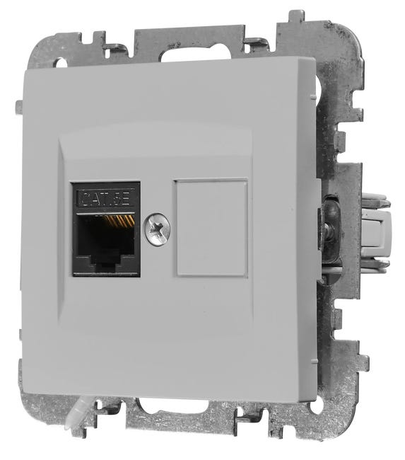 Gniazdo RJ45 FLAVIA Szary mat ELEKTRO-PLAST